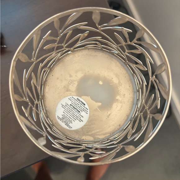 Bath & Body Works Silver Candle Holder - Picture 2 of 3